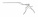 Байонетные нейрохирургические кусачки Kerrison из 2 частей, 23 см, 5 мм