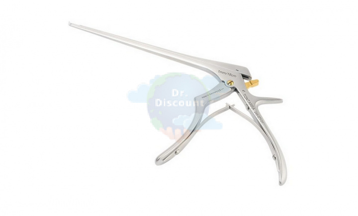 Выкусыватель ляминэктомический Kerrison, разборный, 40 град. вверх, с выталкивателем, деликатный 3 мм, ширина раскрытия 10 мм, длина 18 см