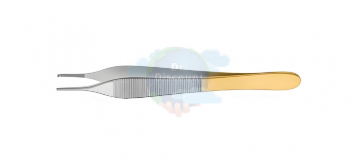 Пинцет Adson TC для тканей, 1x2 зуба, 12 см