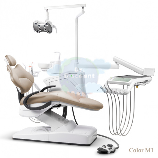 GreenMED S300 COLORFUL – Стоматологическая установка с мягкой обивкой и с нижней подачей