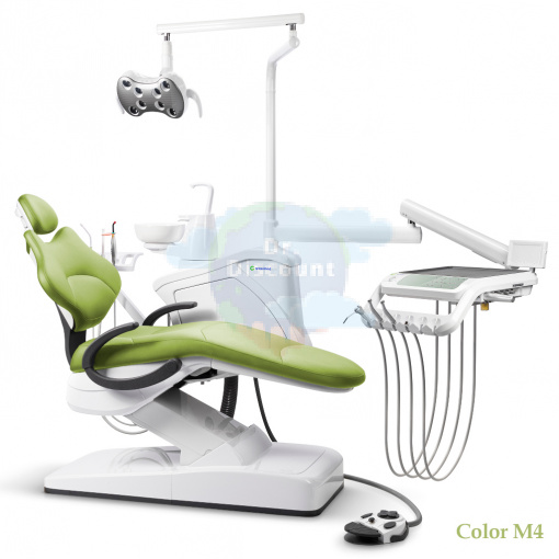 GreenMED S300 COLORFUL – Стоматологическая установка с мягкой обивкой и с нижней подачей