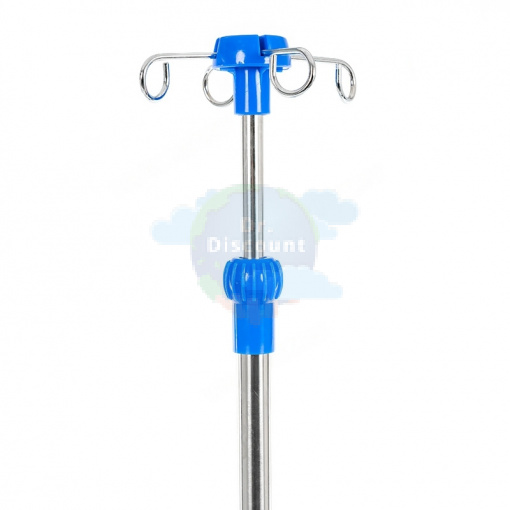 МЕТ FM-160 Инфузионная стойка-штатив с двумя полками для шприцевых насосов и мониторов слежения