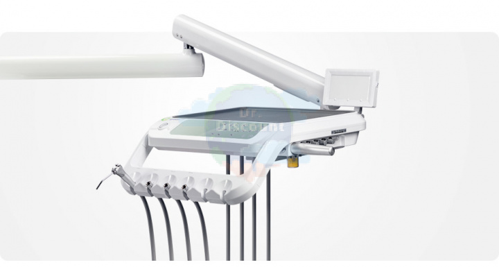 GreenMED S300 COLORFUL – Стоматологическая установка с мягкой обивкой и с нижней подачей