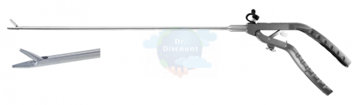Иглодержатель LOFTLINE, ТС, прямой, 45 см, Ø 5.0 mm, c рукояткой 45°