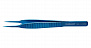 Микропинцет с прямой ручкой, общ. длина 155 мм