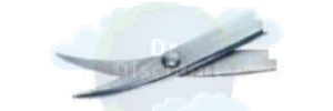 Ножницы Featherlite Design, изогнутый, 14 см, длина лезвия 1,25 см