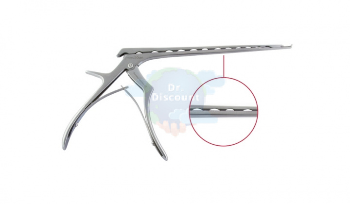 Выкусыватель ламинэктомический Kerrison, вверх 40 град., с выталкивателем, 3 мм, ширина раскрытия 10 мм, Clean wave,  длина 20 см